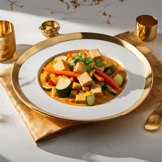 Kokosowe Curry Z Warzywami I Tofu