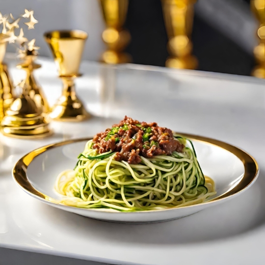 Spaghetti Z Cukinii Z Mięsm Mielonym