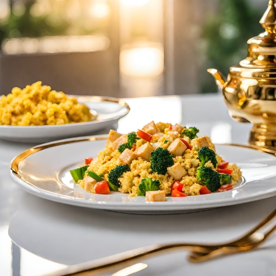 Tofu Scramble Z Warzywami