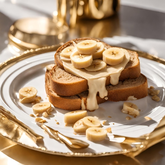 Tosty Z Masłem Orzechowym I Bananem